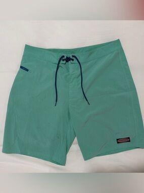 Vineyard Vines Teal Drawstring Athletic Shorts